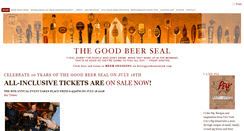 Desktop Screenshot of goodbeerseal.com