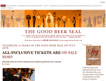 Tablet Screenshot of goodbeerseal.com